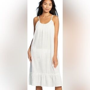 ☀️Kona Sol White Textured Mini Dress Cover-Up ☀️ ~Small